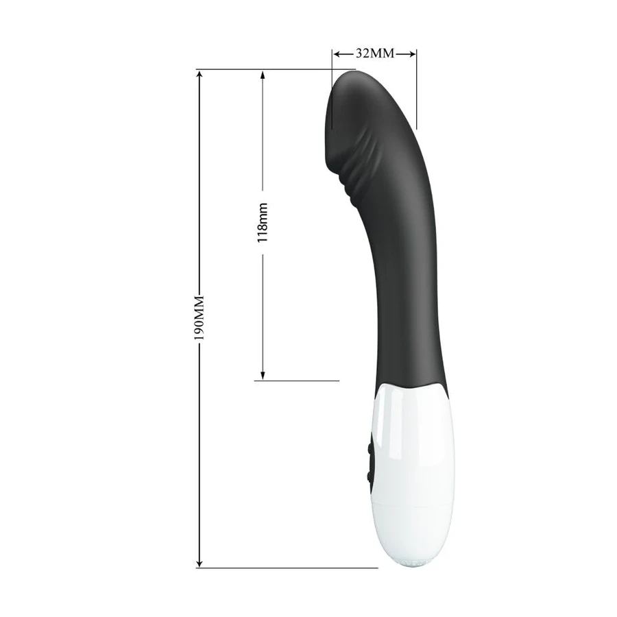 PRETTY LOVE - ELEMENTAL VIBRATORE G-SPOT 30 MODALIT NERO
